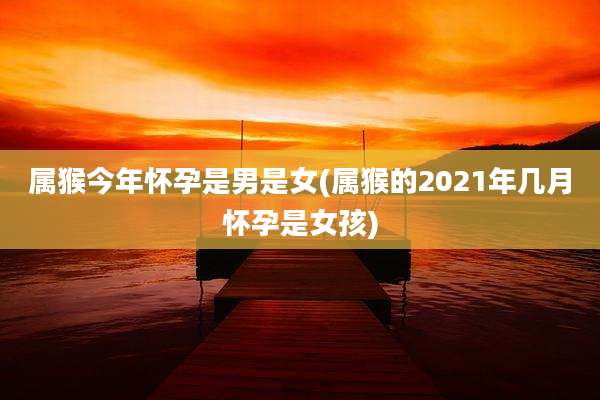 属猴今年怀孕是男是女(属猴的2021年几月怀孕是女孩)
