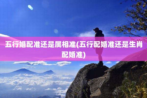 五行婚配准还是属相准(五行配婚准还是生肖配婚准)