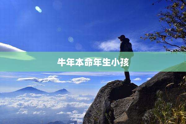 牛年本命年生小孩