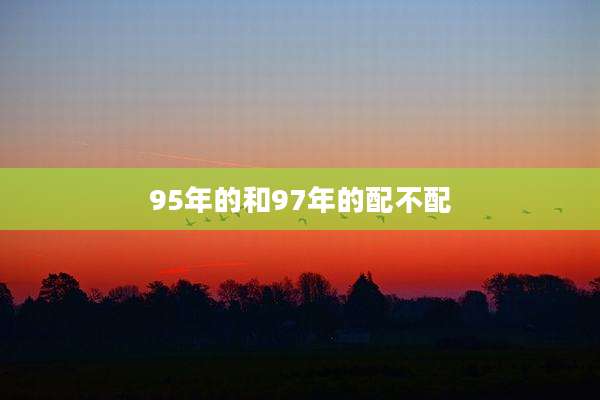 95年的和97年的配不配