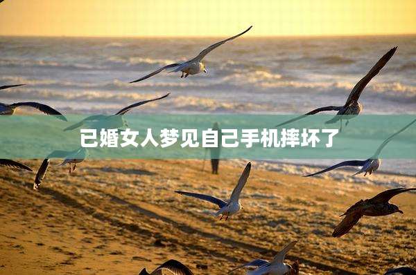 已婚女人梦见自己手机摔坏了