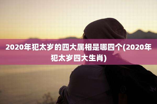 2020年犯太岁的四大属相是哪四个(2020年犯太岁四大生肖)