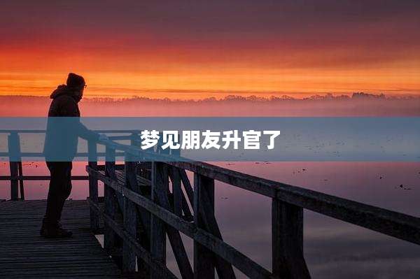 梦见朋友升官了