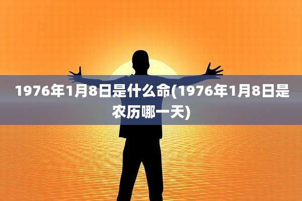 1976年1月8日是什么命(1976年1月8日是农历哪一天)