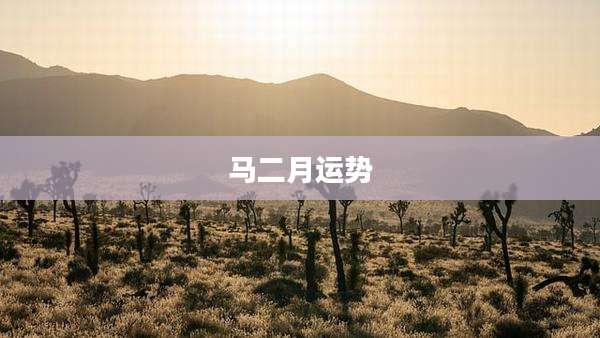 马二月运势