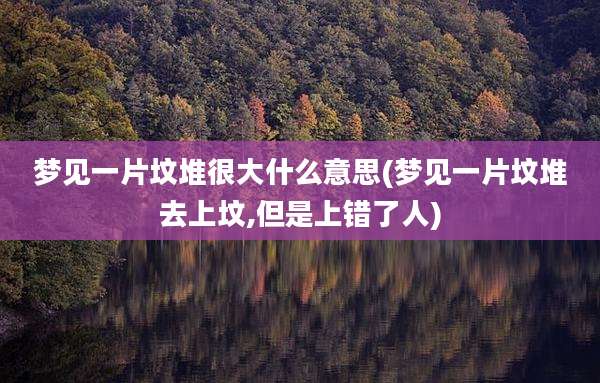 梦见一片坟堆很大什么意思(梦见一片坟堆去上坟,但是上错了人)