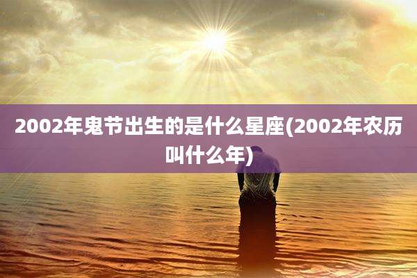 2002年鬼节出生的是什么星座(2002年农历叫什么年)