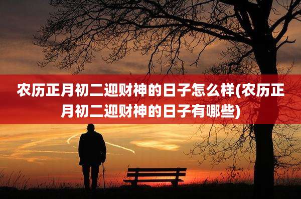 农历正月初二迎财神的日子怎么样(农历正月初二迎财神的日子有哪些)