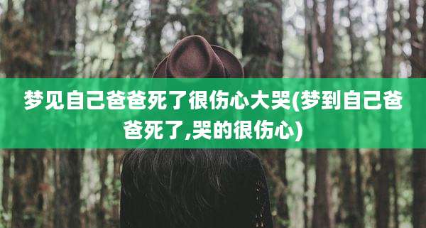 梦见自己爸爸死了很伤心大哭(梦到自己爸爸死了,哭的很伤心)