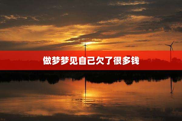 做梦梦见自己欠了很多钱