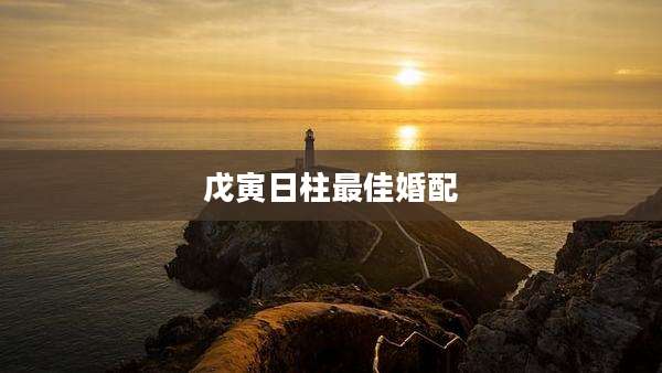 戊寅日柱最佳婚配
