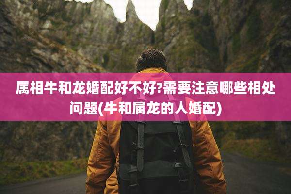 属相牛和龙婚配好不好?需要注意哪些相处问题(牛和属龙的人婚配)