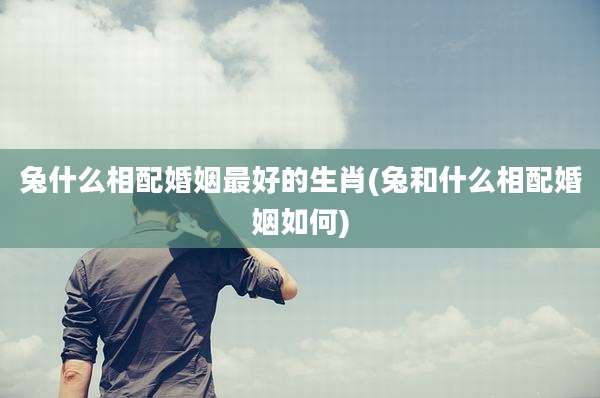 兔什么相配婚姻最好的生肖(兔和什么相配婚姻如何)