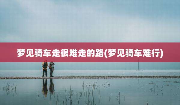 梦见骑车走很难走的路(梦见骑车难行)