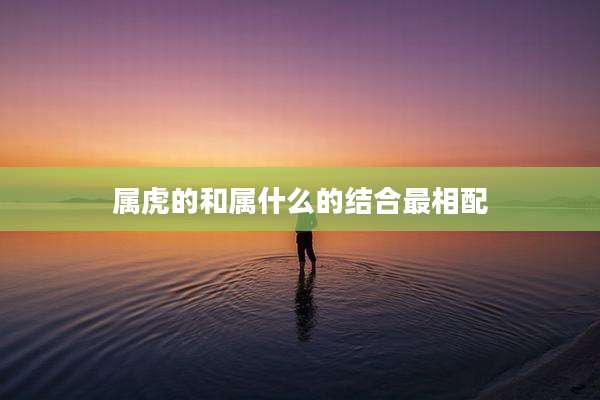 属虎的和属什么的结合最相配