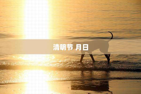清明节 月日