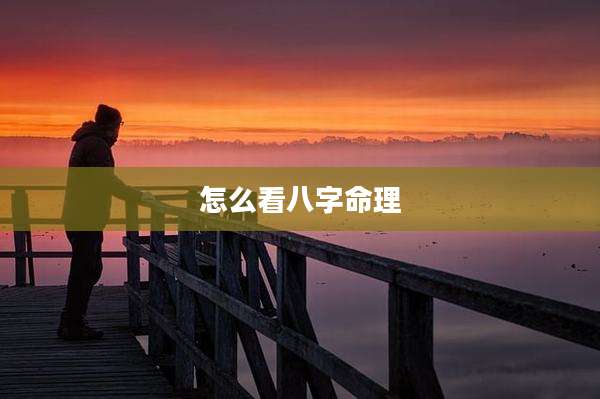 怎么看八字命理