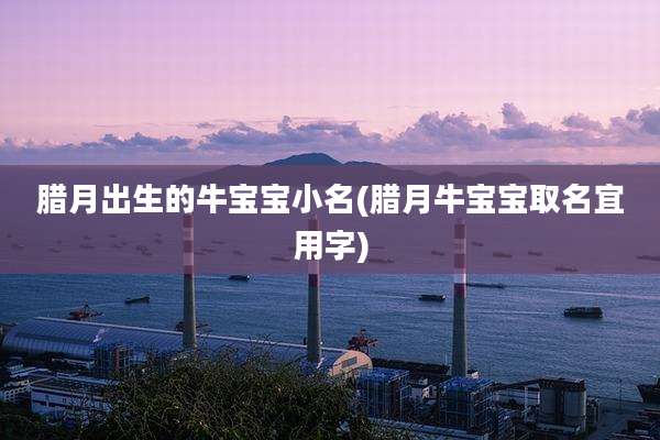 腊月出生的牛宝宝小名(腊月牛宝宝取名宜用字)