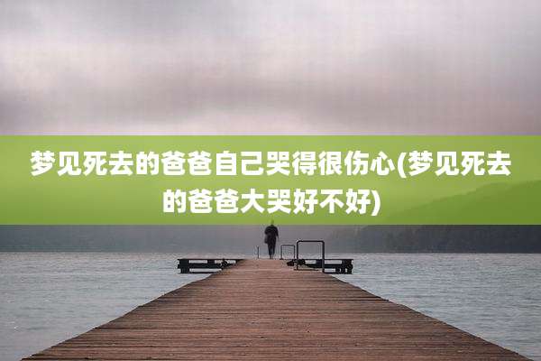 梦见死去的爸爸自己哭得很伤心(梦见死去的爸爸大哭好不好)