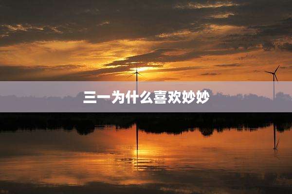 三一为什么喜欢妙妙