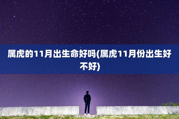 属虎的11月出生命好吗(属虎11月份出生好不好)