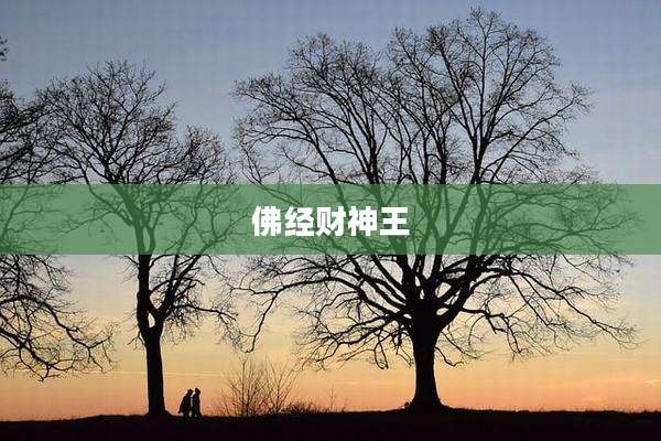 佛经财神王