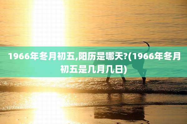 1966年冬月初五,阳历是哪天?(1966年冬月初五是几月几日)