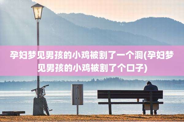 孕妇梦见男孩的小鸡被割了一个洞(孕妇梦见男孩的小鸡被割了个口子)