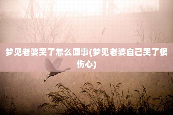 梦见老婆哭了怎么回事(梦见老婆自己哭了很伤心)