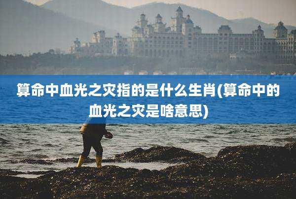 算命中血光之灾指的是什么生肖(算命中的血光之灾是啥意思)