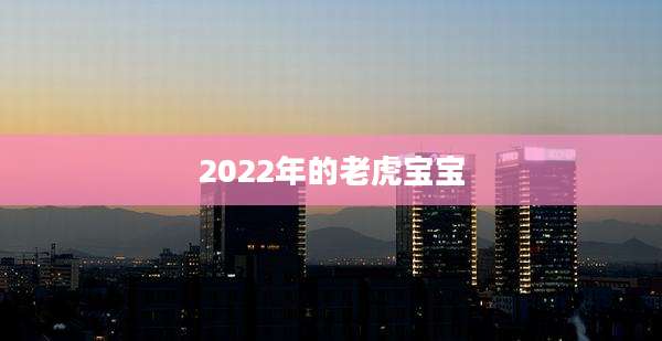 2022年的老虎宝宝