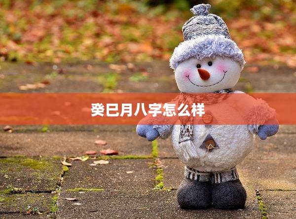 癸巳月八字怎么样