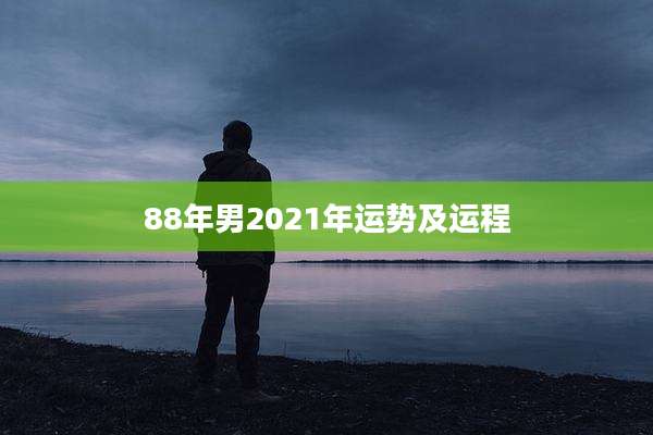 88年男2021年运势及运程