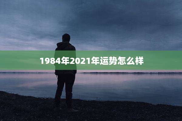 1984年2021年运势怎么样