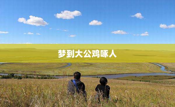 梦到大公鸡啄人