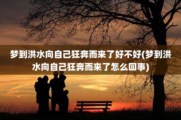 梦到洪水向自己狂奔而来了好不好(梦到洪水向自己狂奔而来了怎么回事)