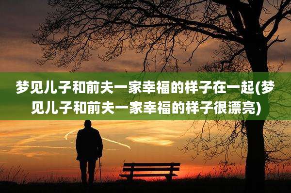 梦见儿子和前夫一家幸福的样子在一起(梦见儿子和前夫一家幸福的样子很漂亮)