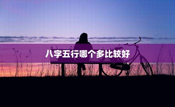 八字五行哪个多比较好