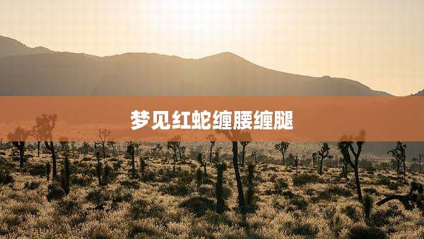 梦见红蛇缠腰缠腿