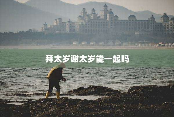 拜太岁谢太岁能一起吗
