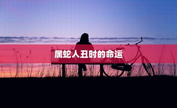 属蛇人丑时的命运