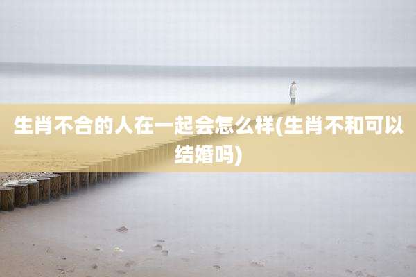 生肖不合的人在一起会怎么样(生肖不和可以结婚吗)