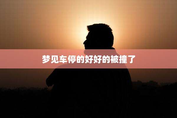 梦见车停的好好的被撞了