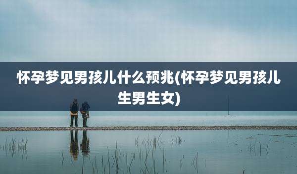 怀孕梦见男孩儿什么预兆(怀孕梦见男孩儿生男生女)