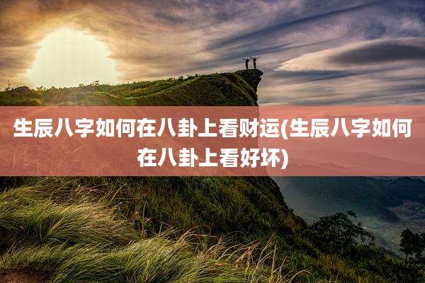 生辰八字如何在八卦上看财运(生辰八字如何在八卦上看好坏)