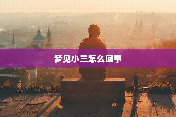 梦见小三怎么回事