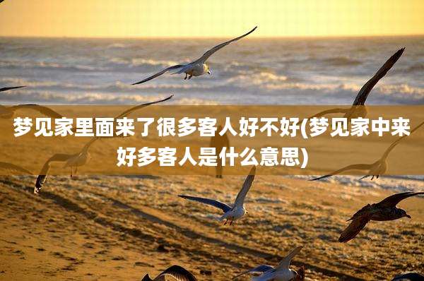 梦见家里面来了很多客人好不好(梦见家中来好多客人是什么意思)