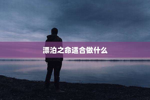 漂泊之命适合做什么