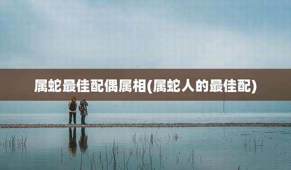属蛇最佳配偶属相(属蛇人的最佳配)