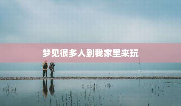 梦见很多人到我家里来玩